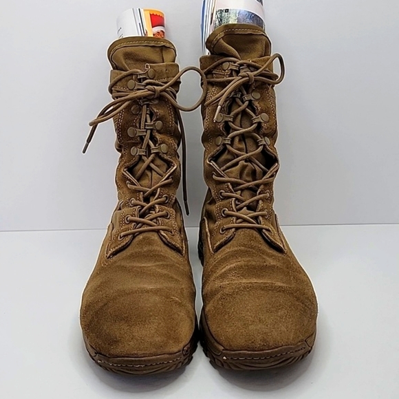 Belleville | C320 tan lace-up combat tactile boots | MENS 11.5 (wide) - Picture 2 of 10
